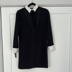 ZARA Black Long Sleeve Dress